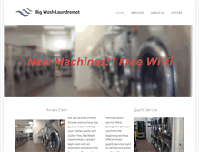 Tablet Screenshot of bigwashlaundromat.com
